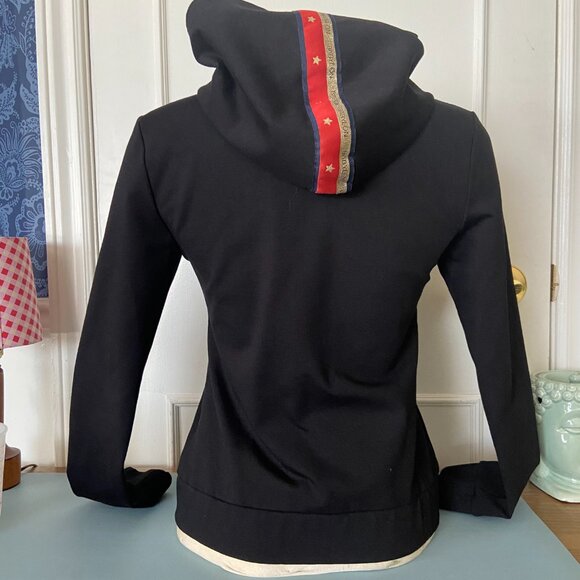 Black W Les Femmes Babylon Jacket/Hoodie Size US 6; Italy 42 - Picture 4 of 13